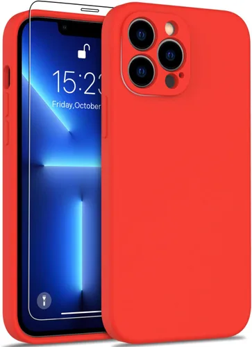 Miniatura 62 de DEENAKIN Funda de silicona compatible con iPhone 12 con protector de pantalla, mejora la protección de la cámara, funda protectora suave y flexible