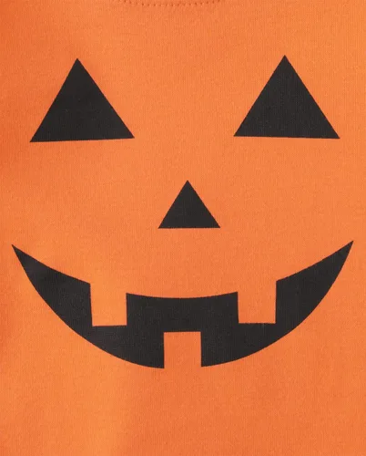 Miniatura 2 de The Children's Place Pijama de calabaza de Halloween para bebé y niño, algodón