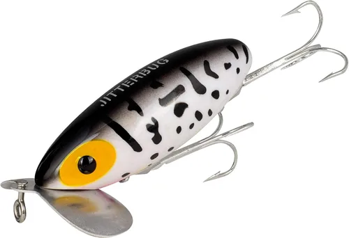 Miniatura 28 de Arbogast Jitterbug Topwater Bass - Señuelo de pesca para pesca nocturna Fire Tiger