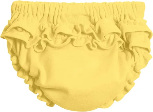 Miniatura 16 de City Threads Ruffle Diaper Cover for Baby Girls Soft Cotton, Made in USA Baby Girl Bloomers, Wear Over Disposable and Cloth