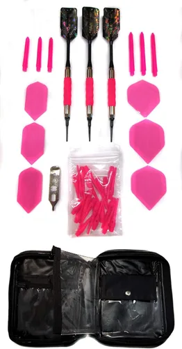 Miniatura 8 de Viper Dardos de punta suave Sure Grip con kit de accesorios Anaranjado Neón