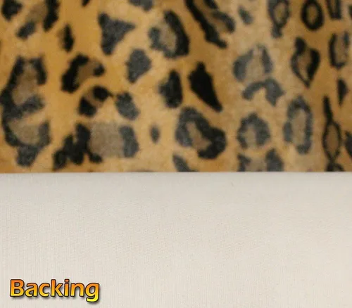 Miniatura 4 de Tapicería de vinilo de tela de tabaco de leopardo, piel falsa / 54 pulgadas de ancho/vendido por yarda
