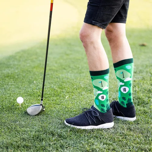 Miniatura 7 de I'd Rather Be - Calcetines divertidos para hombres y mujeres, regalos para golf, caza, camping, senderismo, esquí, lectura, deportes y mucho más