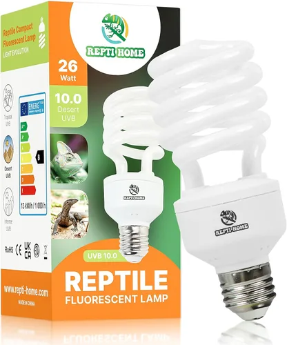 Miniatura 10 de UVB Luz de Reptil 5.0, Bombilla UVA UVB de 13W Tropical y Sub-Tropical para Reptiles, Lámpara Fluorescente Compacta Tropical para Terrario, Bombilla