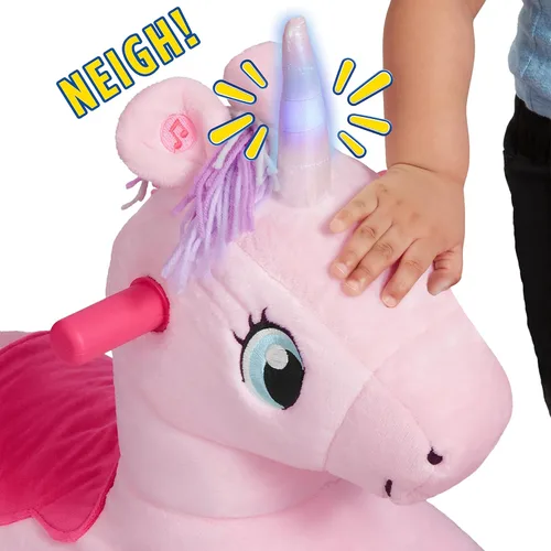 Miniatura 7 de Radio Flyer Juguetes de Animales de Peluche para Niños Pequeños – Suave Juguetes de Paseo y Empuje en Interiores para Niños de 1 a 3 Años Rosa