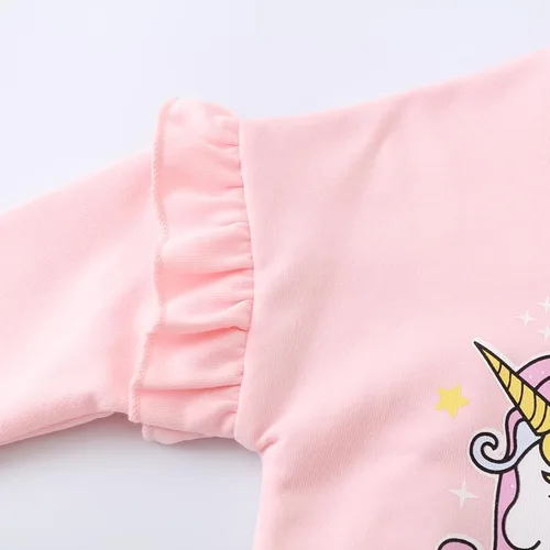 Miniatura 5 de Sudaderas casuales de manga larga para niñas pequeñas, suéter de cuello redondo, camisas de invierno para niños pequeños, ropa de 2-7T