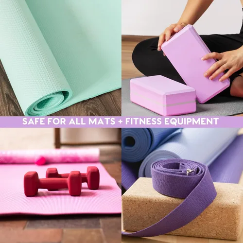 Miniatura 6 de MOXE Limpiador de esterilla de yoga, aceites esenciales de lavanda y manzanilla, 4 onzas, seguro para todas las alfombrillas y equipos de ejercicio