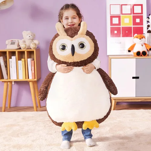 Miniatura 2 de IKASA Juguete de peluche de búho gigante, juguete de peluche grande de 23 pulgadas para niños, niñas, niños, novia y niños