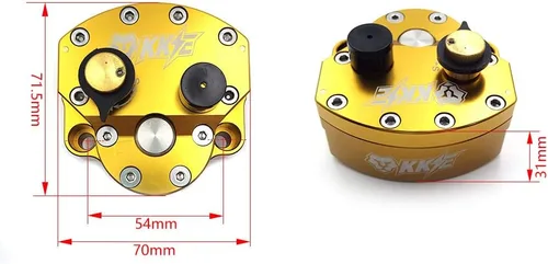 Miniatura 2 de Amortiguador de dirección delantera para motocicletas PROOTOM Compatible con CRF YZF EXC RMZ KLX, amortiguador de dirección delantera universal