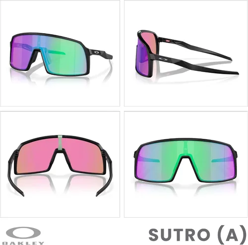 Miniatura 66 de Oakley Sutro OO9406 / OO9462 - Lentes de sol para hombre, kit de correa de accesorios, bolsa de microfibra