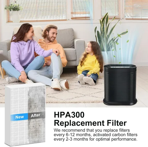 Miniatura 5 de Honeywell - Juego de 6 filtros de repuesto para purificadores de aire Honeywell HPA300 HPA200 HPA100 - Compatible con HPA300 HPA090 HPA250 Series