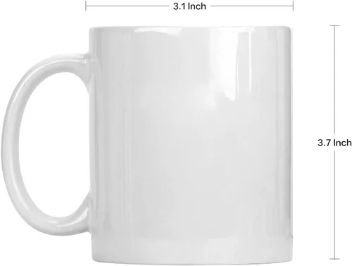 Miniatura 4 de Up Yours Mug Thumbs Up - Taza de café de cerámica con dedo medio, 14 onzas, té con leche, taza de regalo divertida para Año Nuevo, Navidad