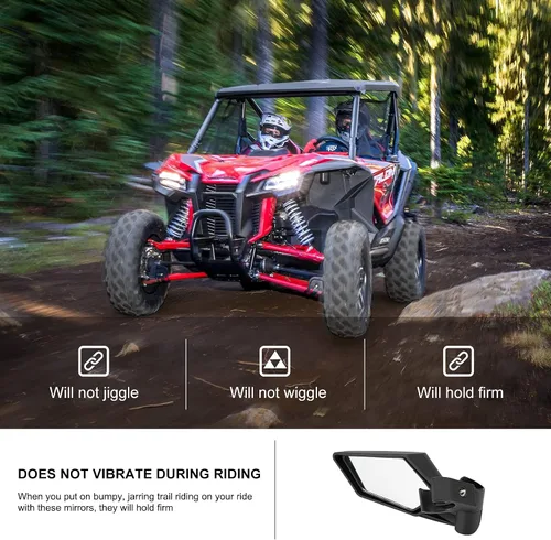 Miniatura 5 de KIWI MASTER Espejos retrovisores centrales y laterales para Honda Talon 1000R 1000X 1000X4 1000R4 2019-2025 Accesorios Espejos retrovisores Espejos