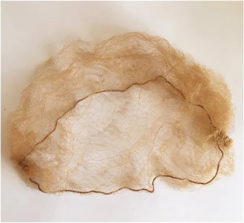 Miniatura 7 de 20 "Lote de redecillas para el cabello Invisible Elastic Edge Mesh 19.7 in Redes de pelo reutilizables (marrón claro 10pcs)