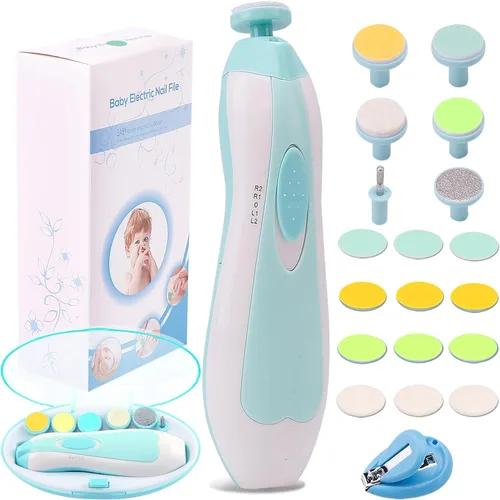 Cortauñas Eléctrico para Bebés Lima de Uñas Cortauñas para Bebés, Kit de Lima Segura Lijadora para Recién Nacidos Bebés Niños Pequeños o Adultos