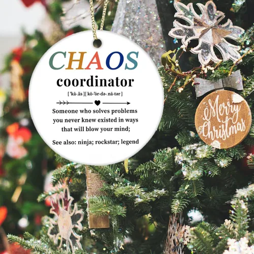Miniatura 5 de Regalos para compañeras de trabajo para mujeres, adorno colgante de amistad de Navidad 2025, regalos de inspiración de agradecimiento