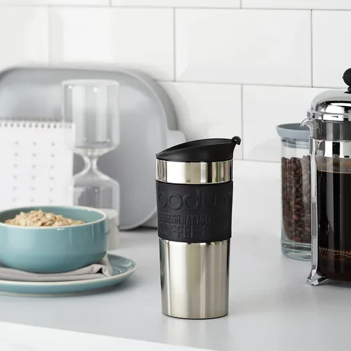 Miniatura 9 de Bodum 11068-01 - Taza de viaje al vacío, 0.35 L, tamaño pequeño, color negro, 1 unidad (paquete de 1)