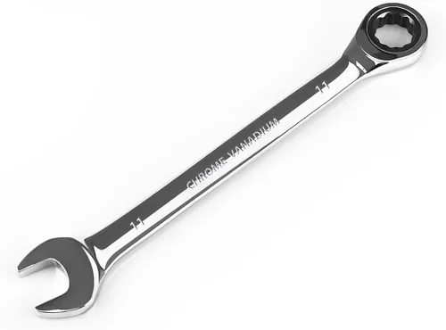 Miniatura 21 de Egofine Llave combinada de trinquete de 1-1/8 pulgadas SAE, llave de engranajes de grado industrial con diseño de 12 puntos, trinquete de 72