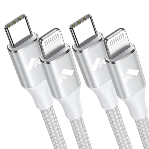 Miniatura 8 de Cable USB C a Lightning de 10 pies [certificado Apple MFi] Cargador rápido para iPhone USB C, suministro de energía, tipo C a Lightning, cable