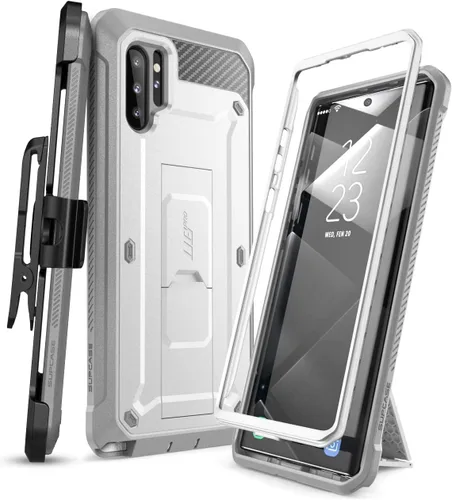 SUPCASE Funda para Samsung Galaxy Note 10 Plus/Note 10 Plus 5G (Unicorn Beetle Pro), [soporte integrado y clip para cinturón] Funda resistente de
