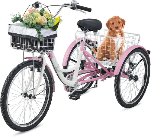 Miniatura 12 de VIRIBUS Adult Tricycle, 7 Speed Tricycle for Adults