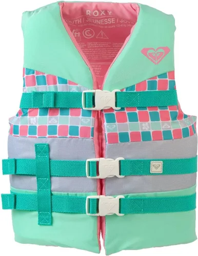 Miniatura 8 de ROXY Chaleco salvavidas aprobado por la USCG para jóvenes, niños/bebés, peso ligero tipo III PFD, chaleco salvavidas de espuma EPE con hebillas