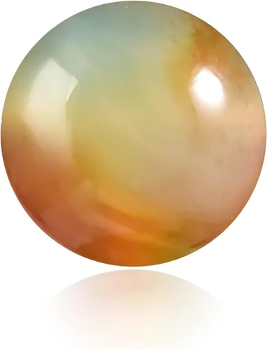Miniatura 24 de 100 cuentas redondas de cristal liso sueltas de piedra natural para bricolaje, pulsera, collar, aretes, accesorios de fabricación de joyas