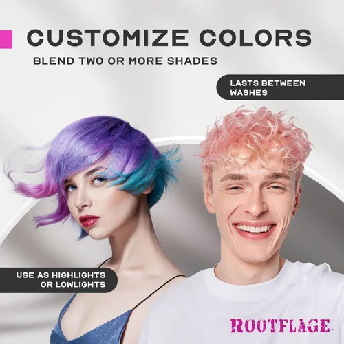 Miniatura 6 de Rootflage Polvo de retoque de raíz, polvo de cabello rubio ahumado para cobertura temporal instantánea, relleno de línea de cabello, corrector