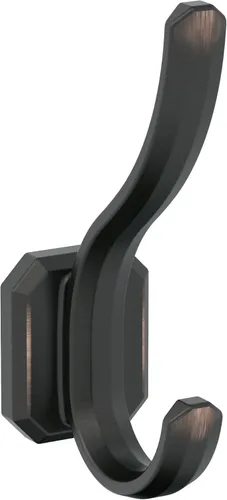 Miniatura 14 de Amerock HBX36693CZ Gancho decorativo de pared Granlyn de doble punta, gancho de bronce champán para abrigos, sombreros, mochilas, bolsas Ganchos