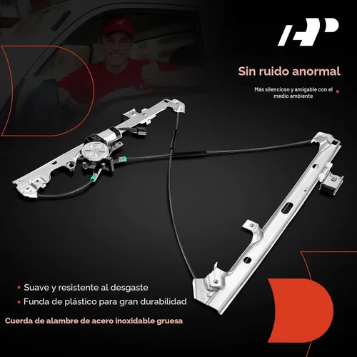 Miniatura 5 de A-Premium Regulador de Ventanilla Eléctrica Delantero del Lado del Conductor con Motor de Repuesto para Chevrolet Silverado Tahoe GMC Yukon XL