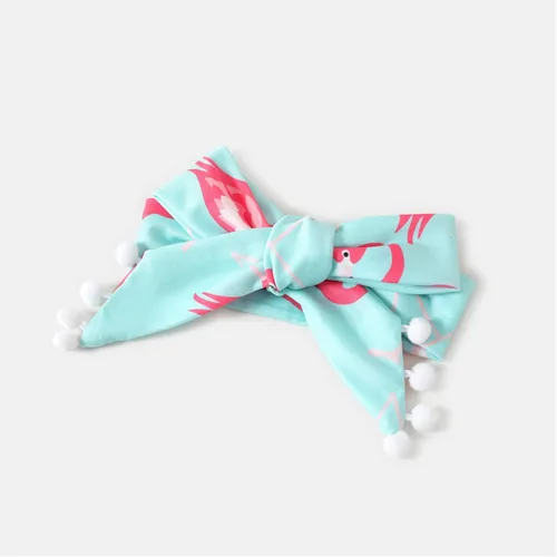 Miniatura 5 de PATPAT Mameluco floral sin mangas con borlas y pompón para bebé, conjunto con diadema de 0 a 18 meses