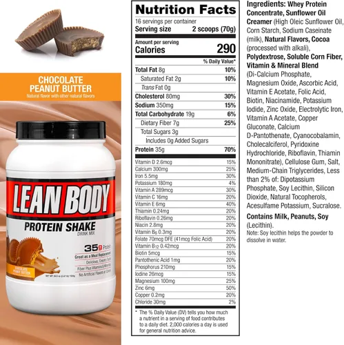 Miniatura 5 de Labrada Nutrition - Jarra MRP para 16 porciones de Lean Body