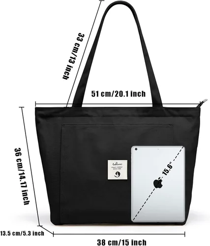 Miniatura 3 de Bolsas de yoga WLLWOO WLLWOO para mujeres con porta-mats de yoga, bolsa de lona para llevar, para pilates, para el hombro, para viajes, oficina