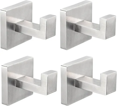 Miniatura 11 de IBosins Paquete de 16 Ganchos para Toallas Soporte para Toallas de Mano para Baño Pared Sala de Estar Dormitorio Cocina Armario Gancho Colgador
