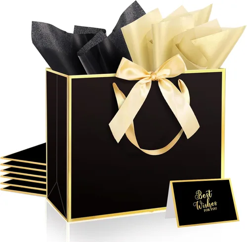 Ethhqu Bolsas de regalo grandes con asas,