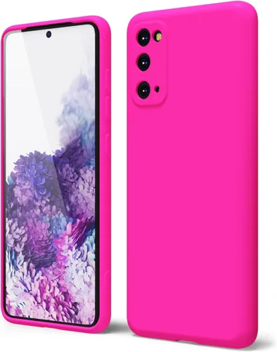 Miniatura 439 de oakxco Funda para teléfono Samsung Galaxy S21 Ultra con agarre de silicona líquida, bonita funda delgada y delgada de goma suave de TPU lisa