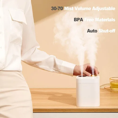 Miniatura 5 de Humidificador portátil inalámbrico para plantas, 27.1 fl oz, funciona con pilas, pequeños humidificadores de niebla fría para hasta 8 horas, Verde