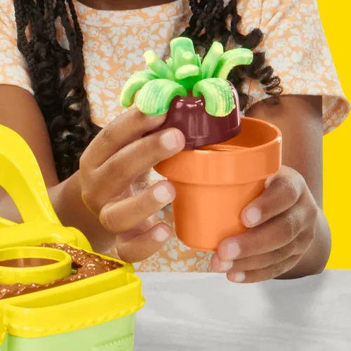 Miniatura 10 de Play-Doh Juego de juguetes de jardín de flores florecientes, juego de simulación de naturaleza, artes y manualidades para niños, regalos de relleno