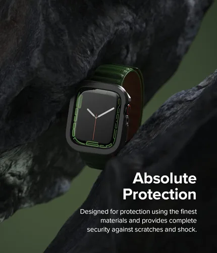 Miniatura 5 de Ringke Air Sports - Funda para Apple Watch Series 9, 8, 7 (1.772 in), SE 3, 2, 1 (1.732 in), [recortes a medida] Funda de poliuretano termoplástico