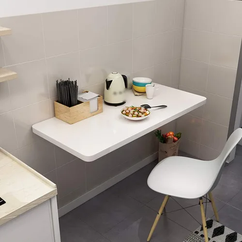 Miniatura 6 de Mesa de pared plegable consola de cocina mesa de comedor, mesas de barra multifunción, escritorio de computadora flotante, mesa de aprendizaje