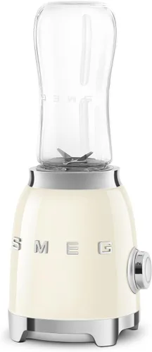 Miniatura 9 de SMEG Licuadora personal estilo retro de los años 50 con perilla retroiluminada y dos botellas de 20.3 fl oz sin BPA
