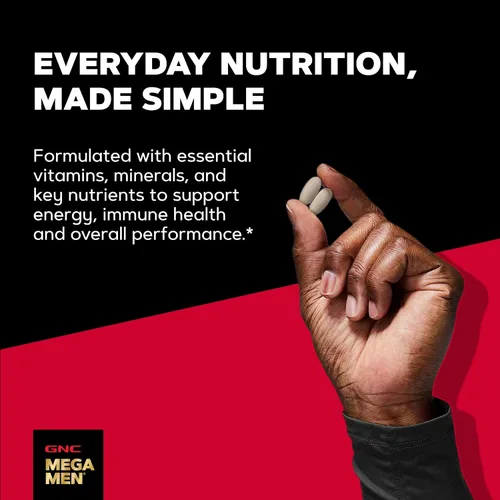 Miniatura 4 de GNC Mega Men Sport Multivitamínico Rendimiento, función muscular y salud general 90