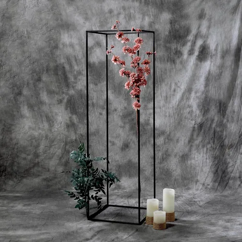 Miniatura 26 de Efavormart - Paquete de 2 soportes de metal para flores de boda de 12 pulgadas, soporte geométrico para centro de mesa Dorado