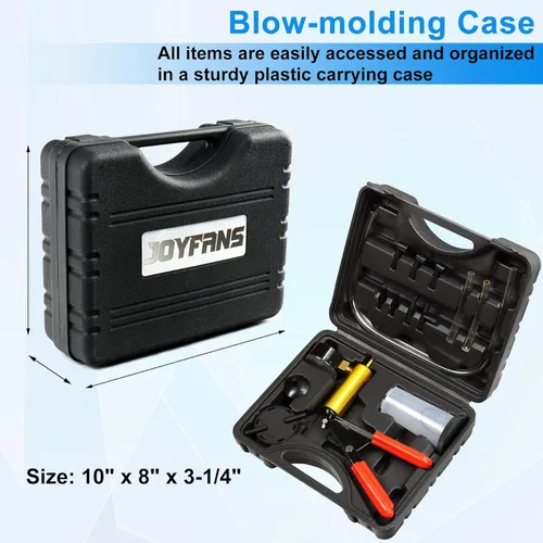Miniatura 9 de JoyFans Kit de Bomba de Vacío Manual 2 en 1 Purgador de Frenos, Sistema de Purga de Líquido de Frenos y Embrague de Una Persona, Herramienta