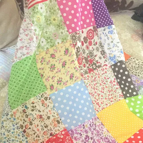 Miniatura 3 de 21 piezas de 10 x 10 pulgadas, de tela de retazos de tela de algodón con estampado floral, precortadas, para manualidades, costura, álbumes