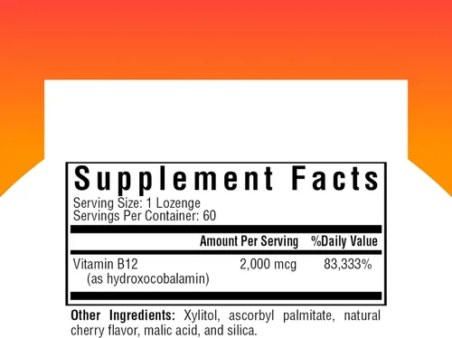 Miniatura 2 de Suplemento Hydroxo B12, 0.00007 oz de hidroxocobalamina (vitamina B12), 60 comprimidos, formulado por médicos, búsqueda de la salud
