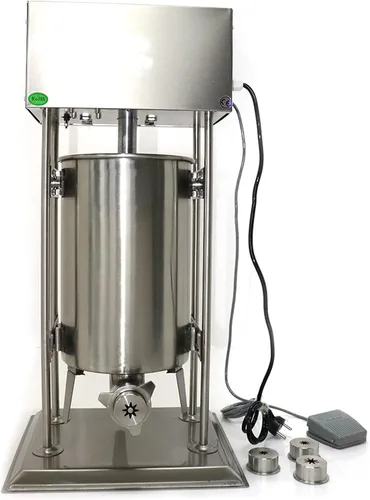 Miniatura 8 de Churro Maker, máquina de churro de tipo vertical, manual de acero inoxidable, máquina de churrera con rosquilla española con capacidad de 15 L y 4