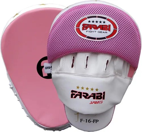 Miniatura 3 de Farabi Sports Women Boxing Training Set Includes Boxing Gloves Boxing Pads with Hand Wrap for MMA Muay Thai Training Kickboxing