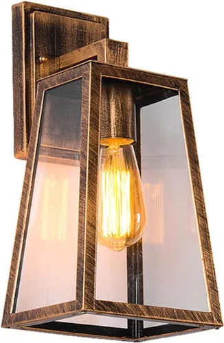Miniatura 2 de Americano nórdico creativo industrial retro hierro restaurante bar pasillo porche al aire libre Lampara Led Pared Loft E27 lámpara de pared aplique