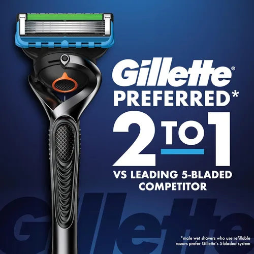 Miniatura 2 de Gillette ProGlide Shield Premium Edition Maquinillas de afeitar para hombres, 1 maquinilla de afeitar Gillette, 8 repuestos de cuchillas ProShield